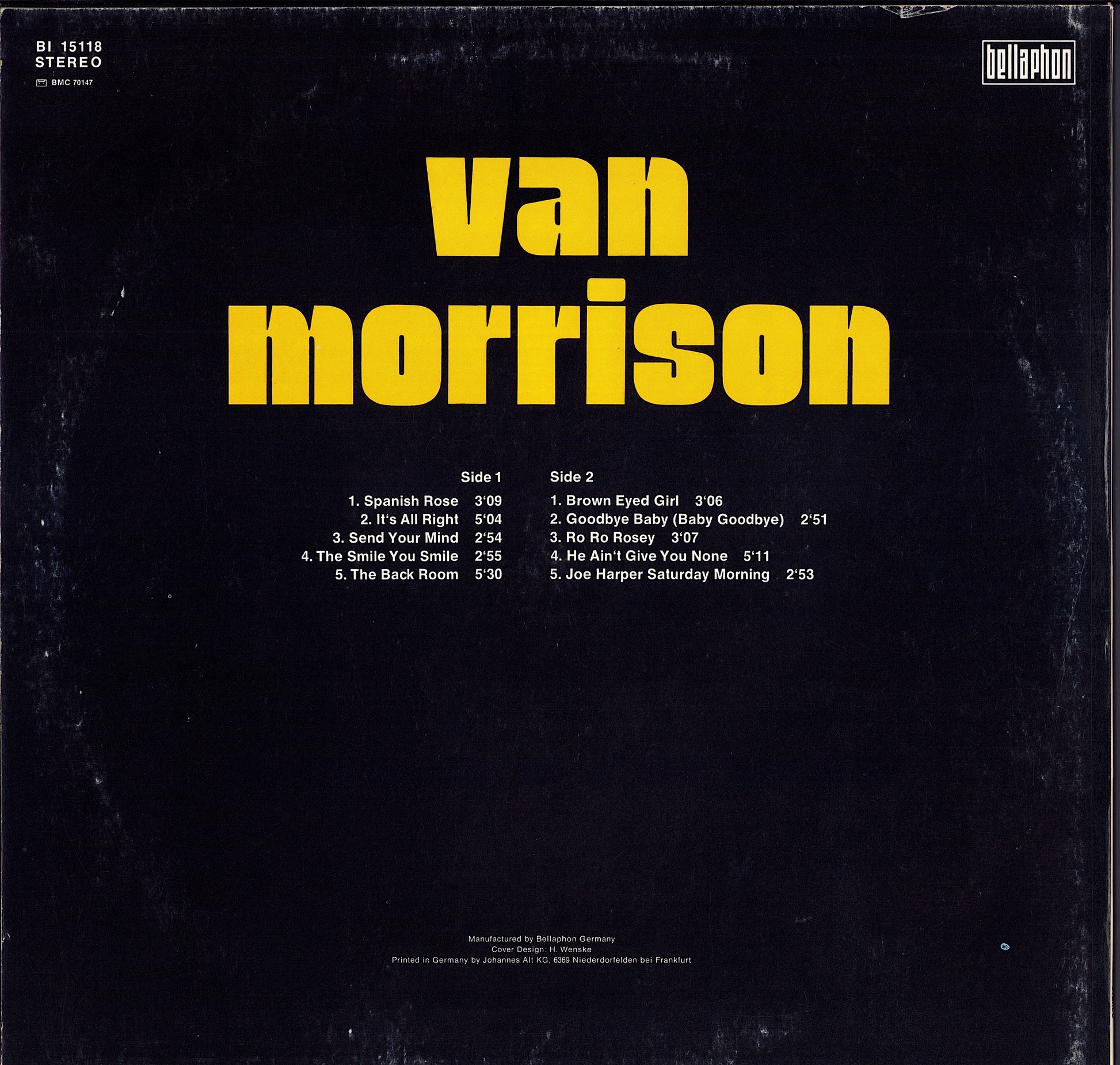 Van Morrison – Van Morrison Vinyl LP