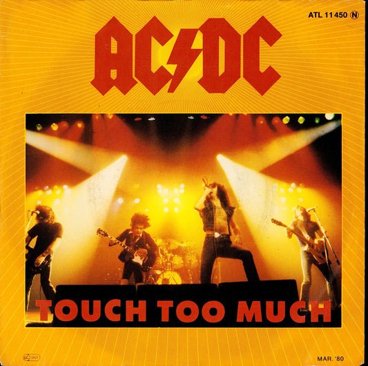 AC/DC – Touch Too Much Vinyl 7" | DE Original | 1980