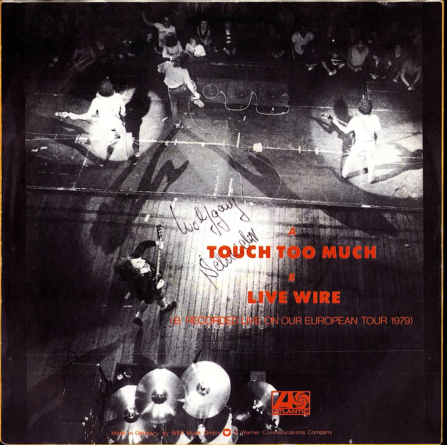 AC/DC – Touch Too Much Vinyl 7" | DE Original | 1980