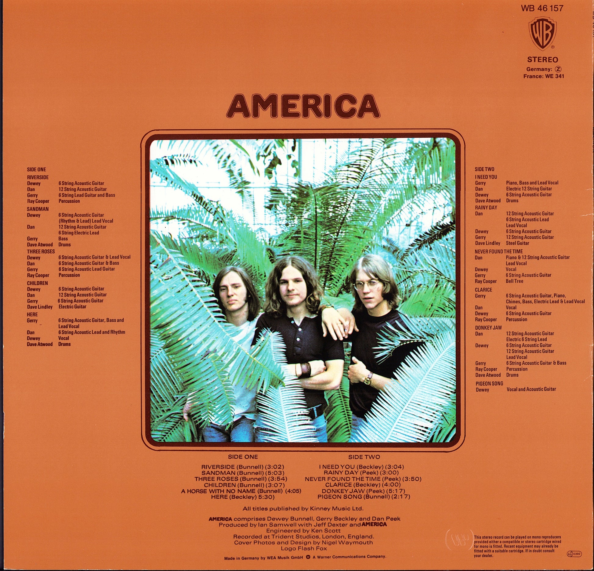 America - America Vinyl LP