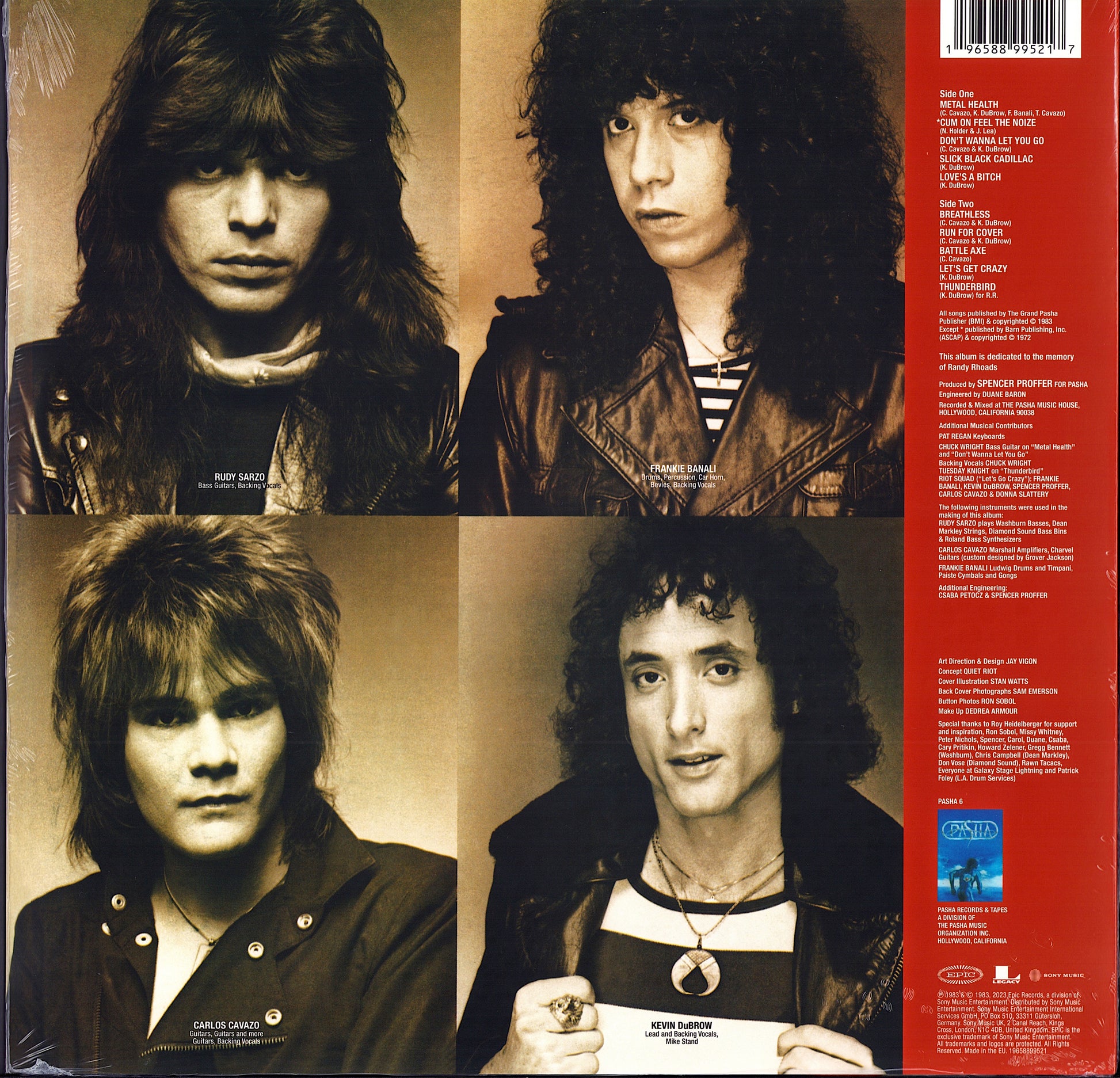 Quiet Riot - Metal Health Vinyl LP