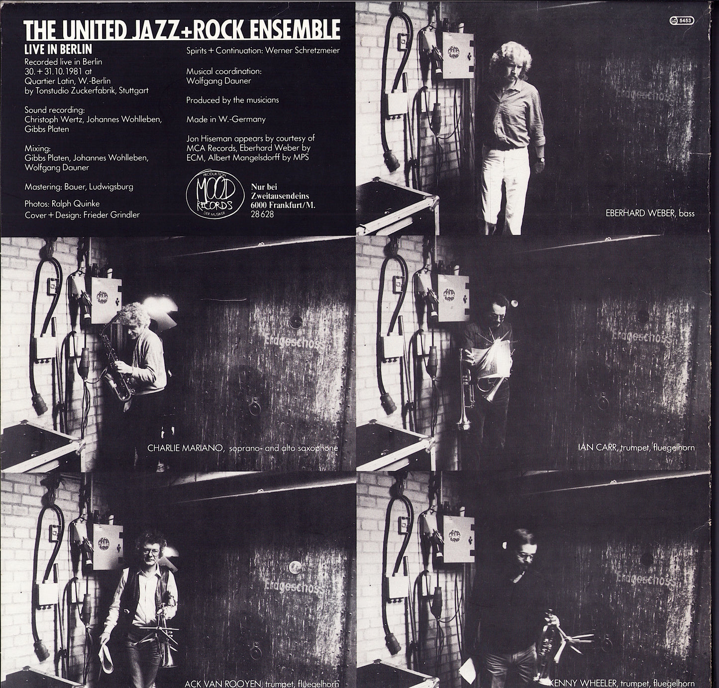 The United Jazz+Rock Ensemble - Live In Berlin