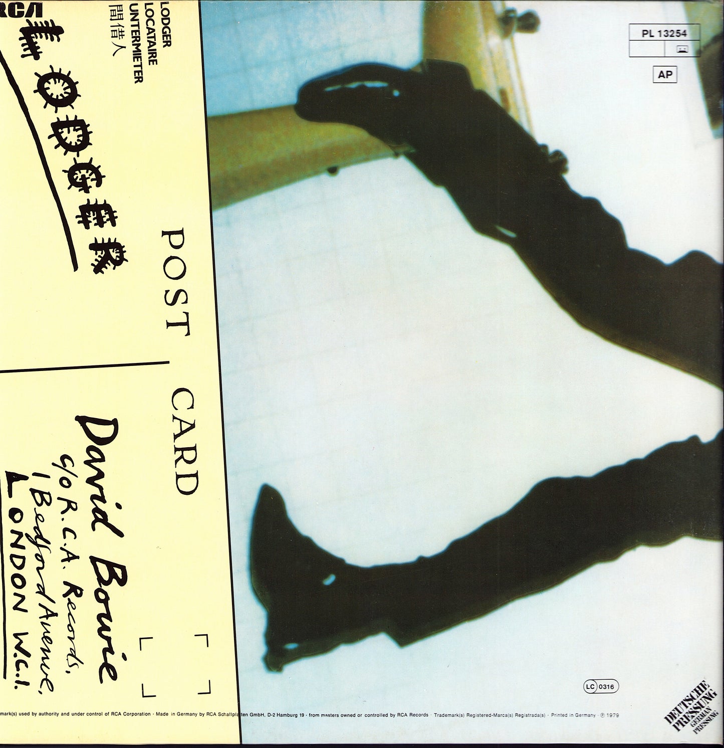 David Bowie - Lodger Vinyl LP