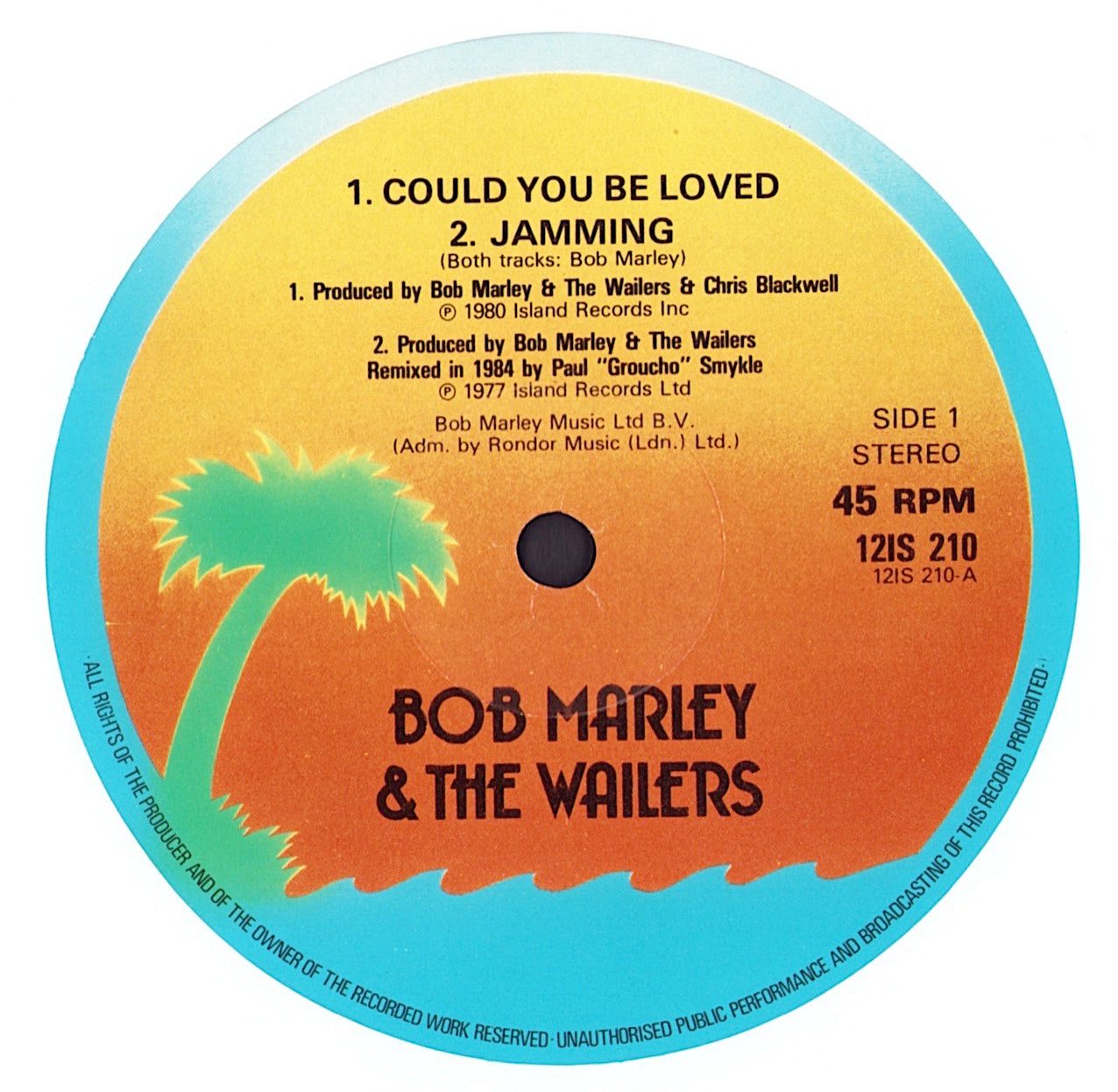 Bob Marley And The Wailers - Could You Be Loved Vinyl 12" Maxi-Single