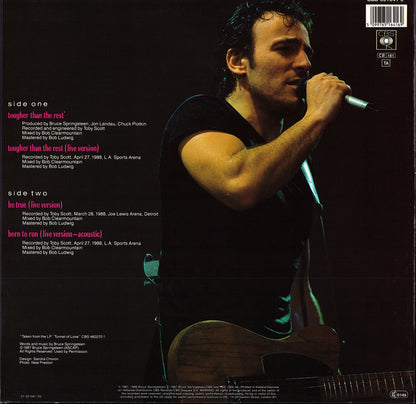 Bruce Springsteen ‎– Tougher Than The Rest Vinyl 12"