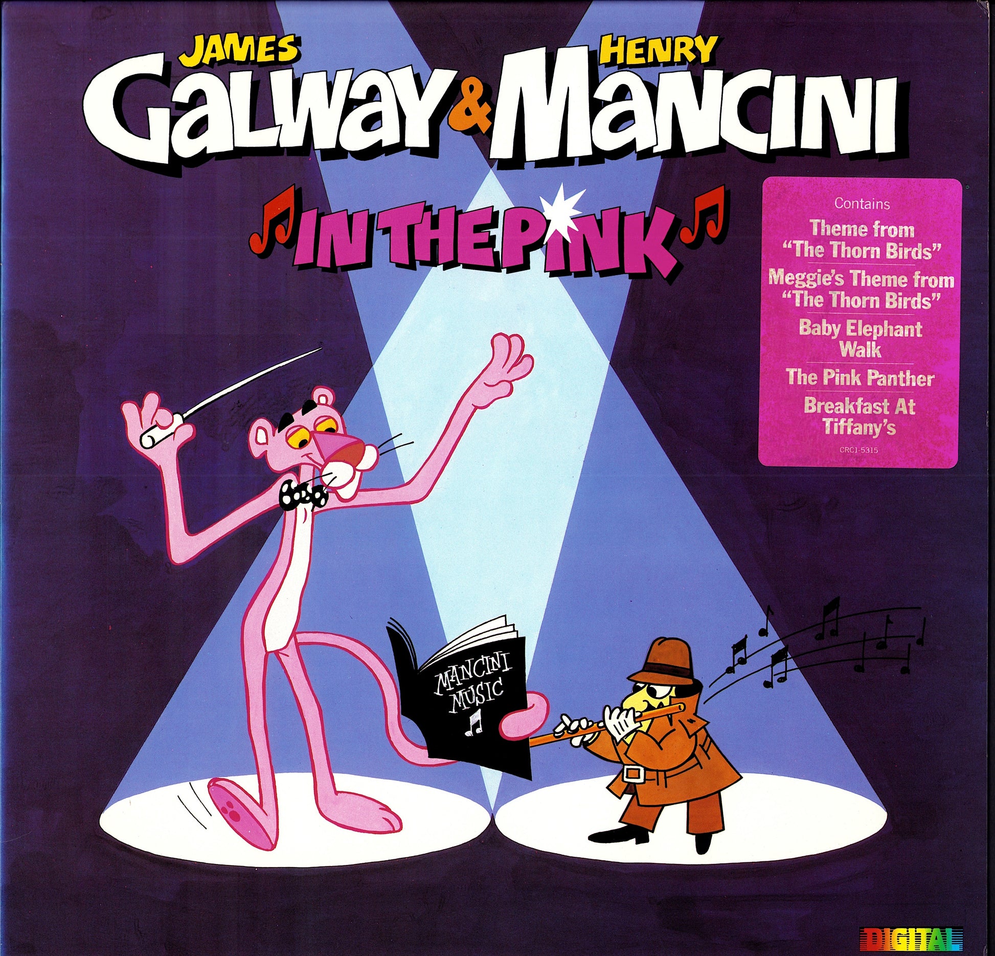 James Galway & Henry Mancini – In The Pink Vinyl LP | US Original | 1984