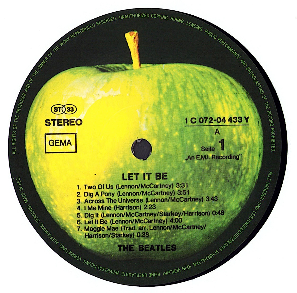 The Beatles - Let It Be Vinyl LP