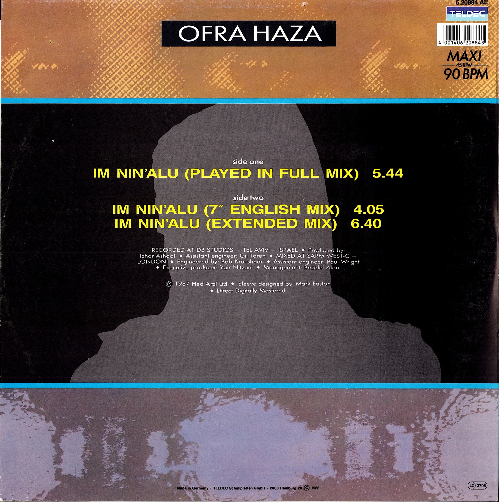 Ofra Haza – Im Nin'Alu Vinyl 12" Maxi-Single | DE Original | 1988