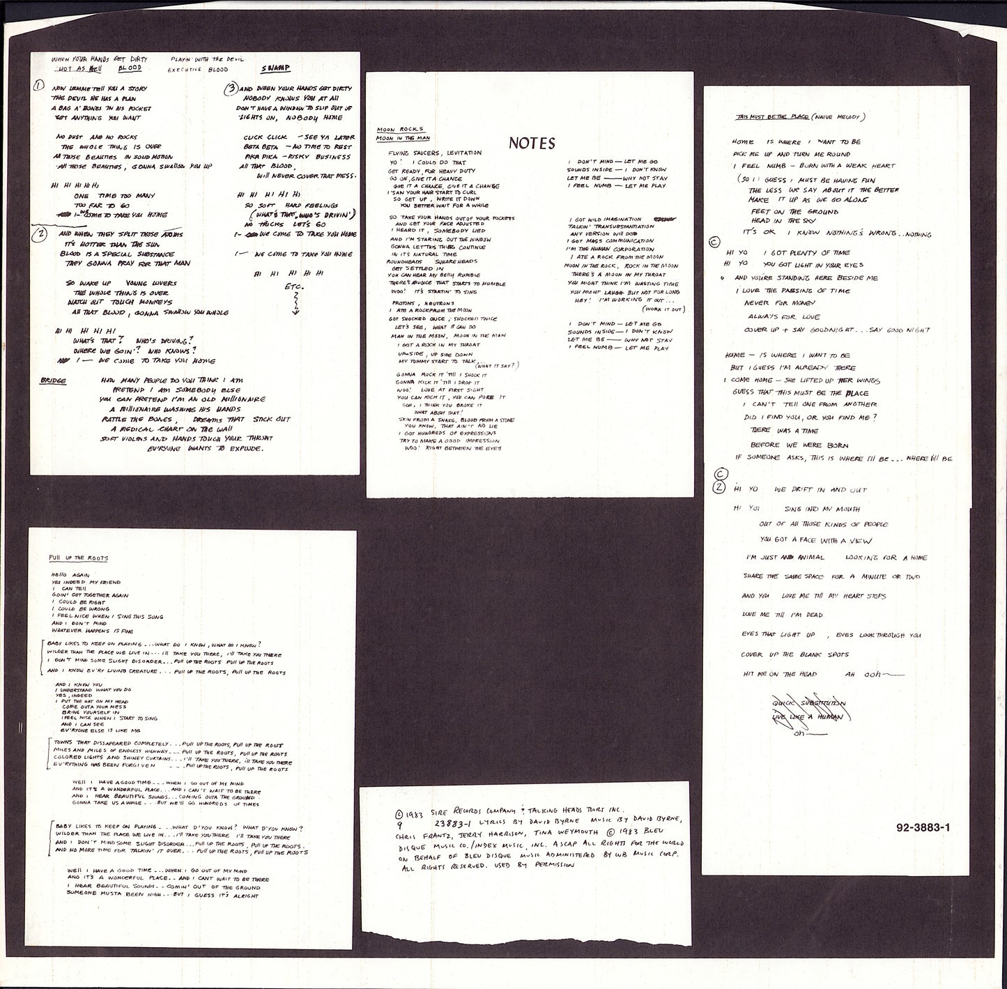 Talking Heads - Speaking In Tongues Vinyl LP