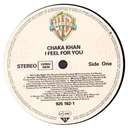 Chaka Khan - I Feel For You Vinyl LP