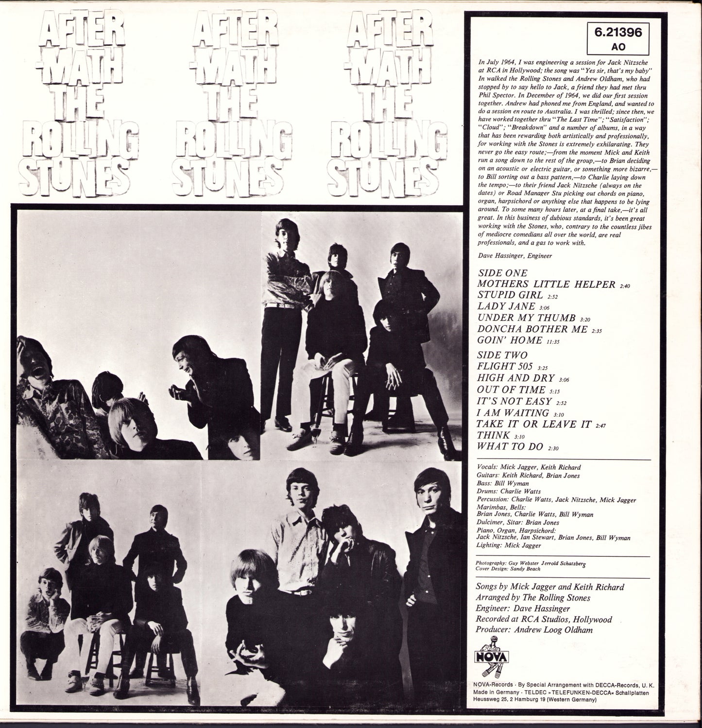 The Rolling Stones - After-Math Vinyl LP