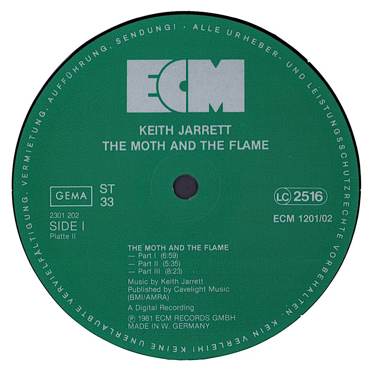 Keith Jarrett - Invocations / The Moth And The Flame