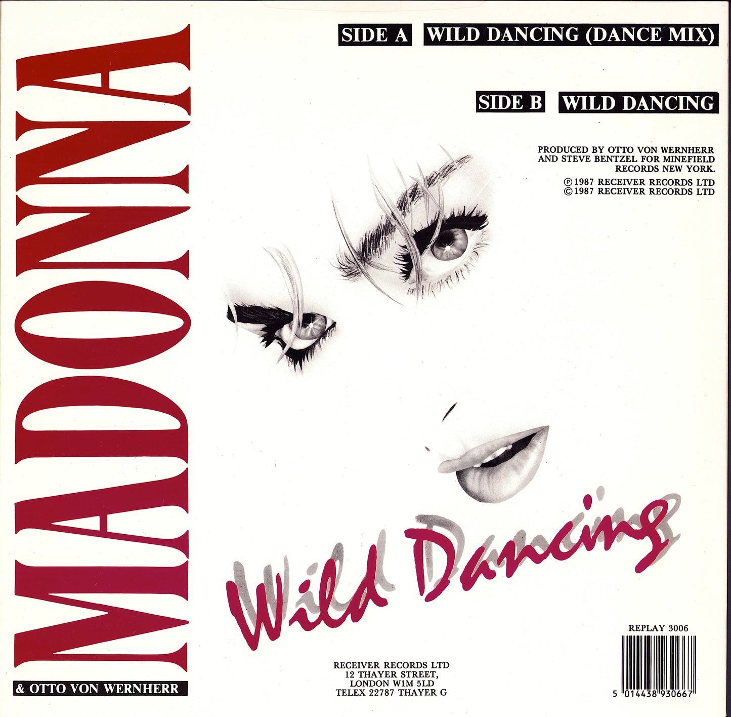 Madonna & Otto Von Wernherr – Wild Dancing Vinyl 12" Maxi-Single