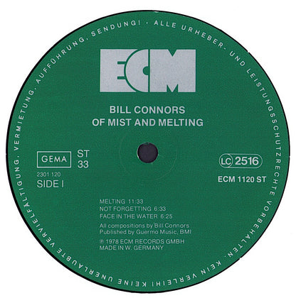 Bill Connors - Of Mist And Melting