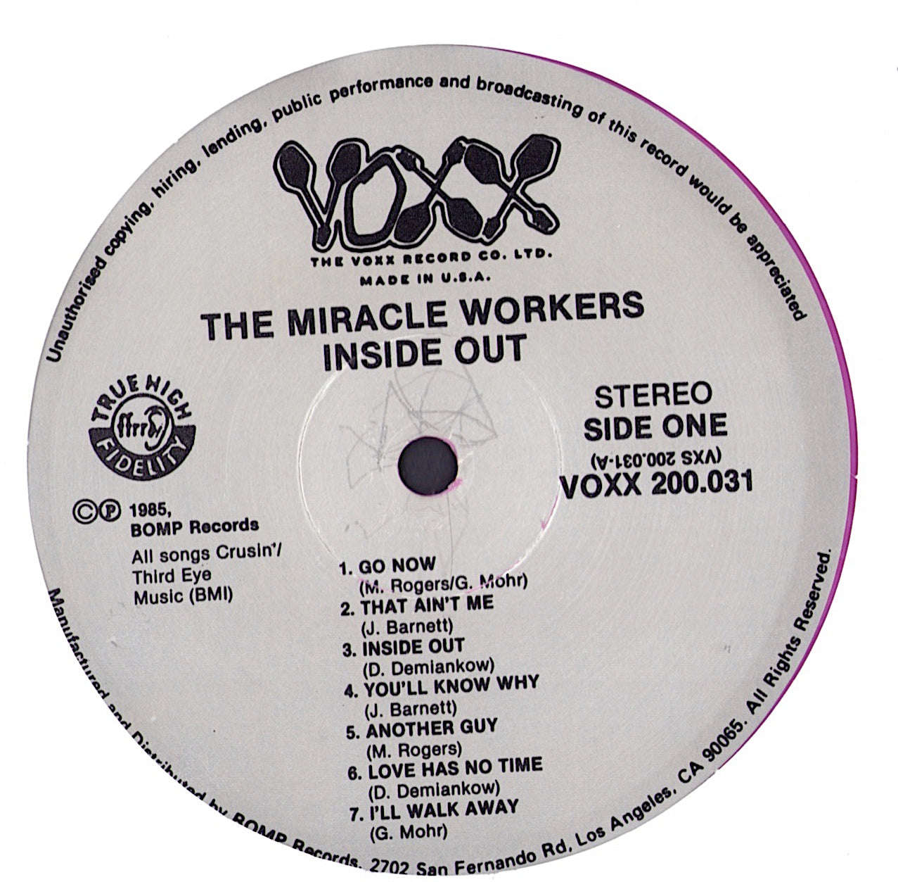 The Miracle Workers - Inside Out