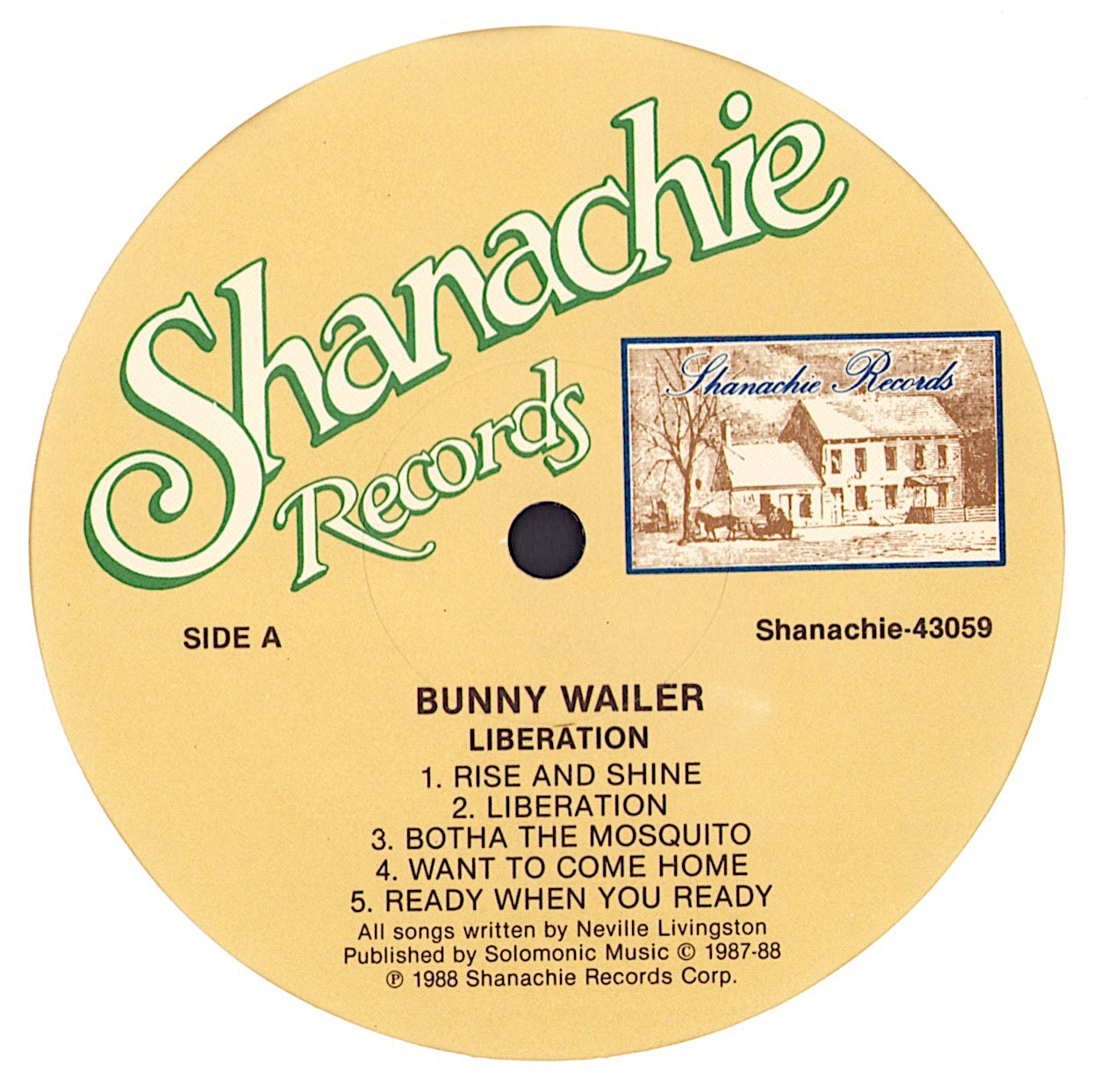 Bunny Wailer ‎- Liberation Vinyl LP