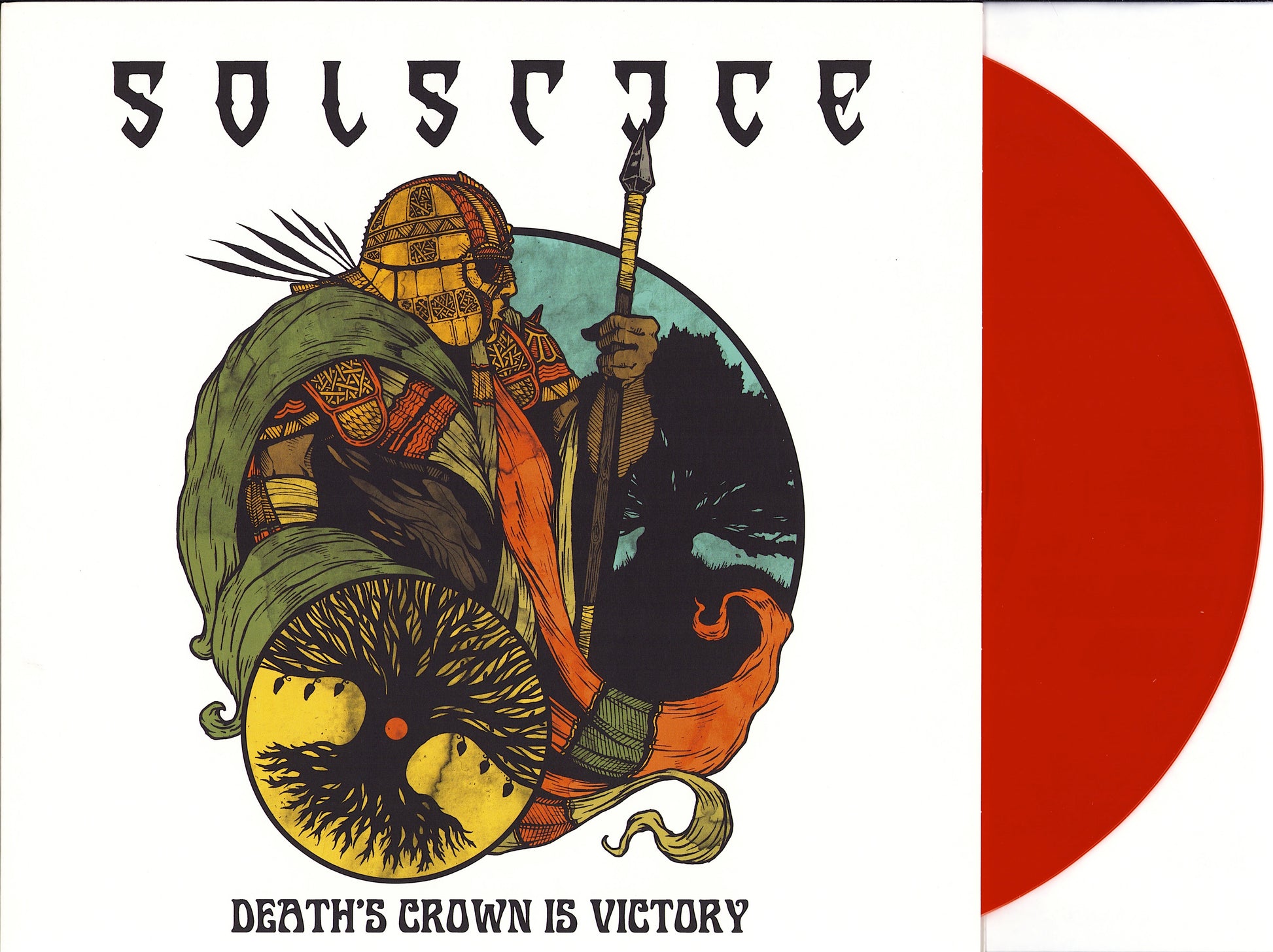 Solstice – Death's Crown Is Victory Orange Vinyl 12" Mini Album - Limited Edition