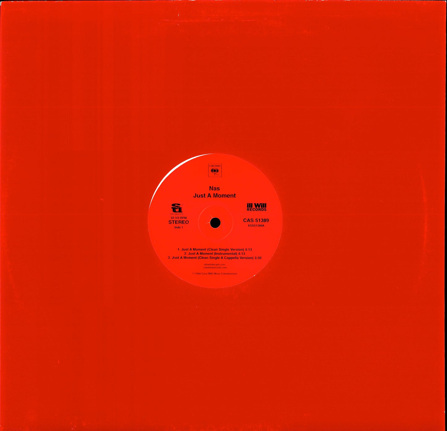 Nas – Just A Moment / These Are Our Heroes Vinyl 12" | US Original | 2004