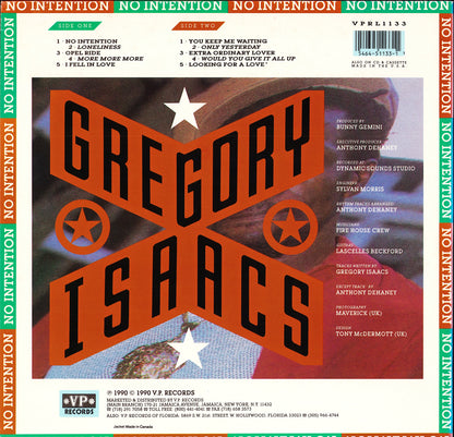 Gregory Isaacs - No Intention Vinyl LP