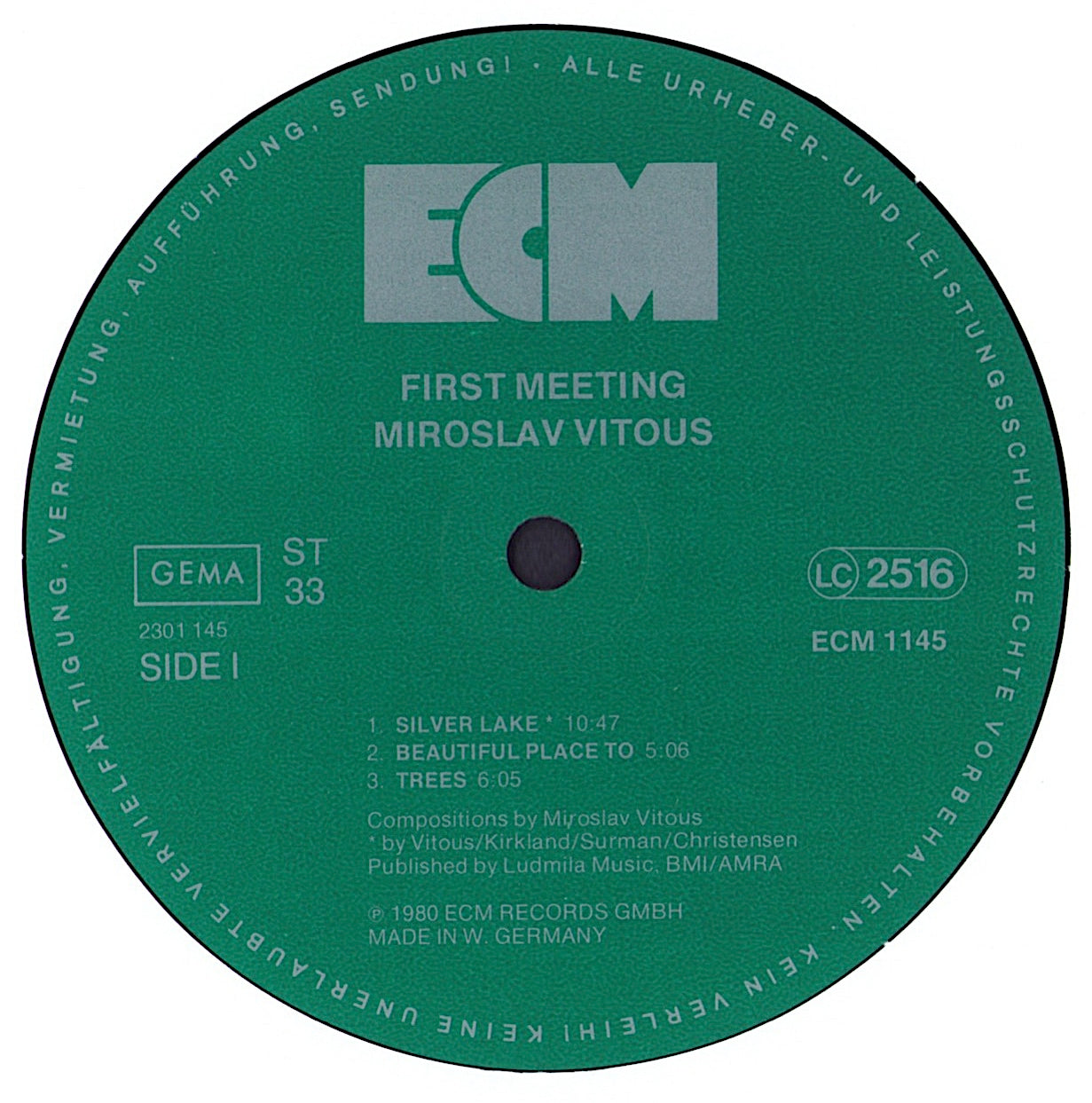 Miroslav Vitous - First Meeting