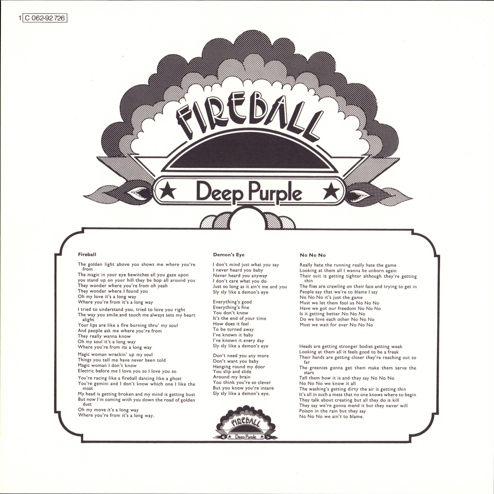 Deep Purple - Fireball Vinyl LP