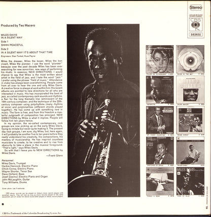 Miles Davis - In A Silent Way Vinyl LP
