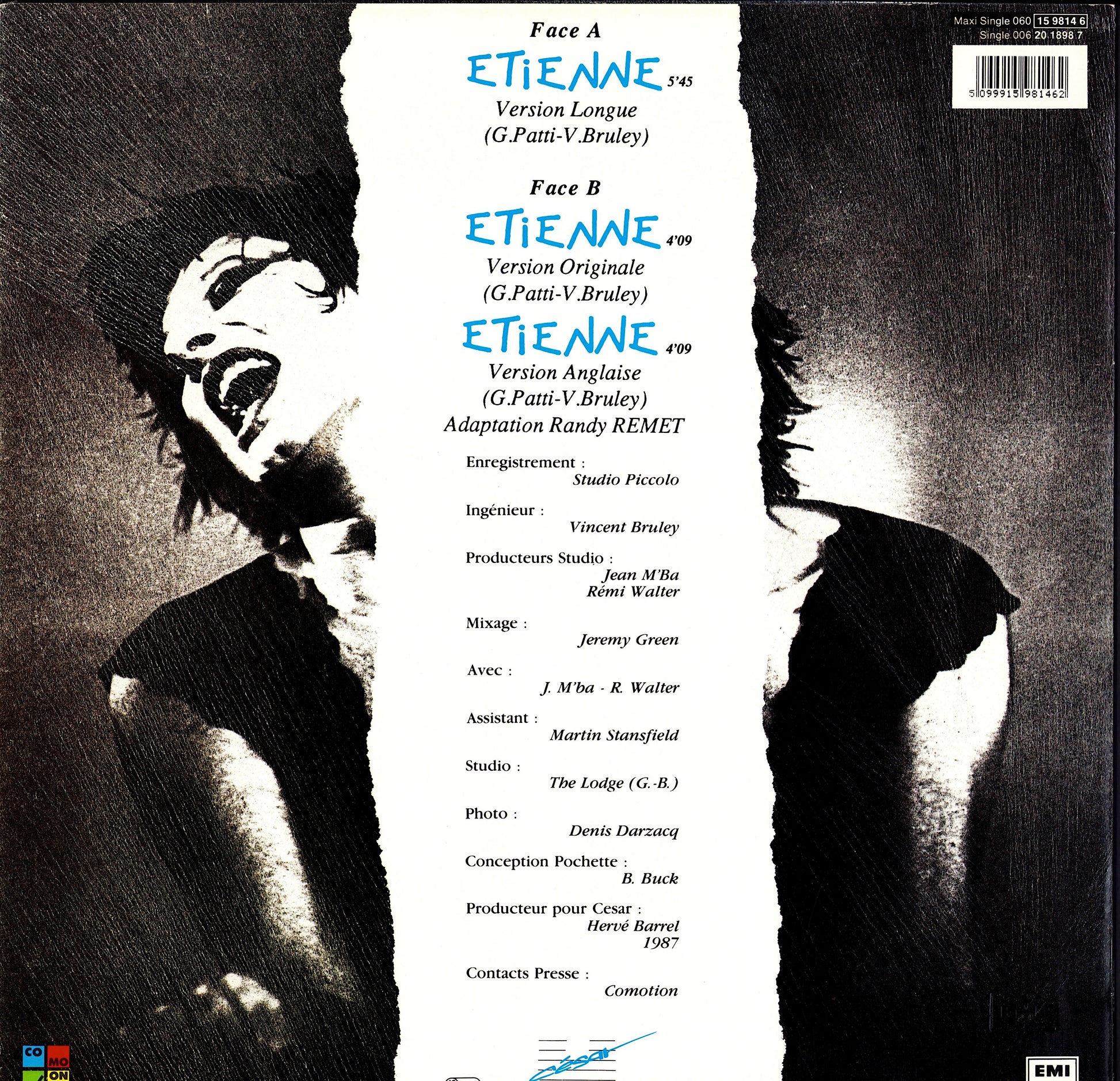 Guesch Patti – Etienne Vinyl 12" | EU Original | 1987