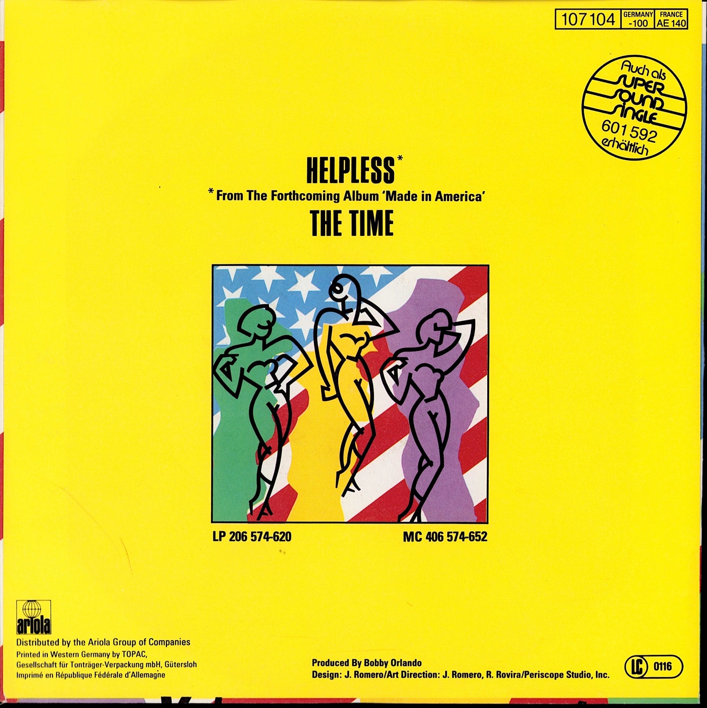 The Flirts – Helpless You Took My Love Vinyl 7" | EU Original | 1985