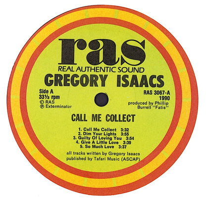 Gregory Isaacs - Call Me Collect Vinyl LP