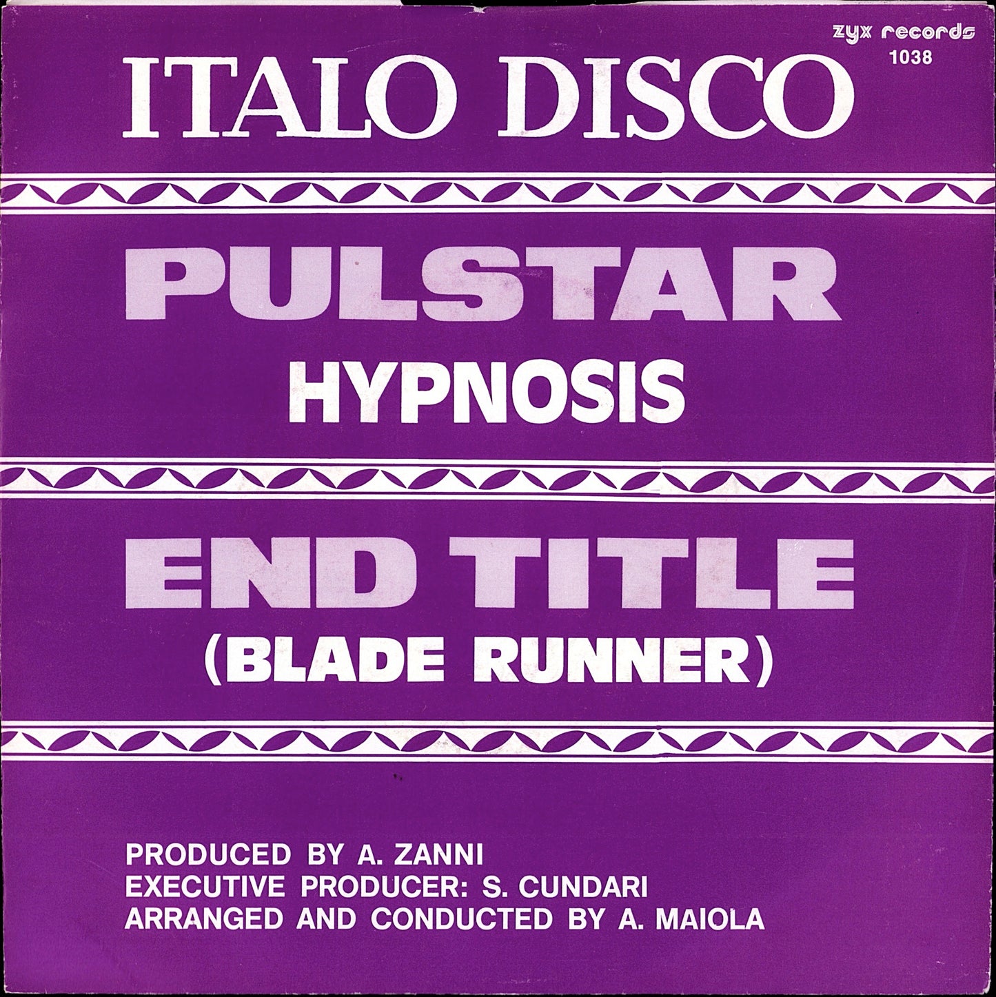 Hypnosis – Pulstar / End Title Blade Runner Vinyl 7" | DE Original | 1983