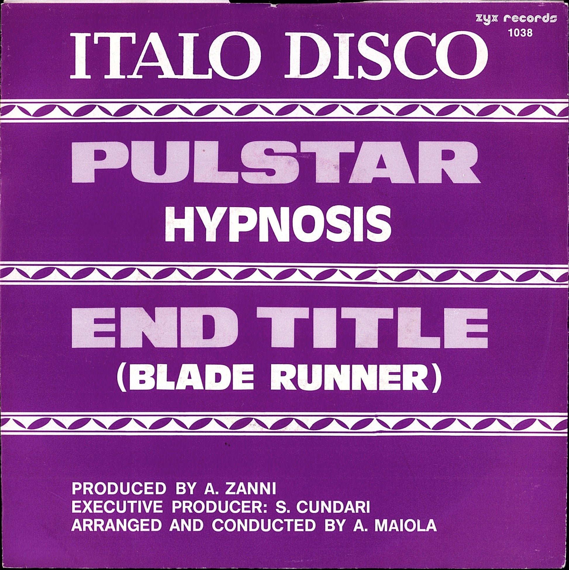 Hypnosis – Pulstar / End Title Blade Runner Vinyl 7" | DE Original | 1983