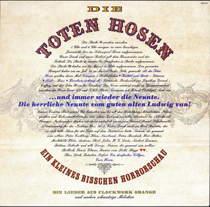 Die Toten Hosen – Ein Kleines Bisschen Horrorschau Vinyl LP