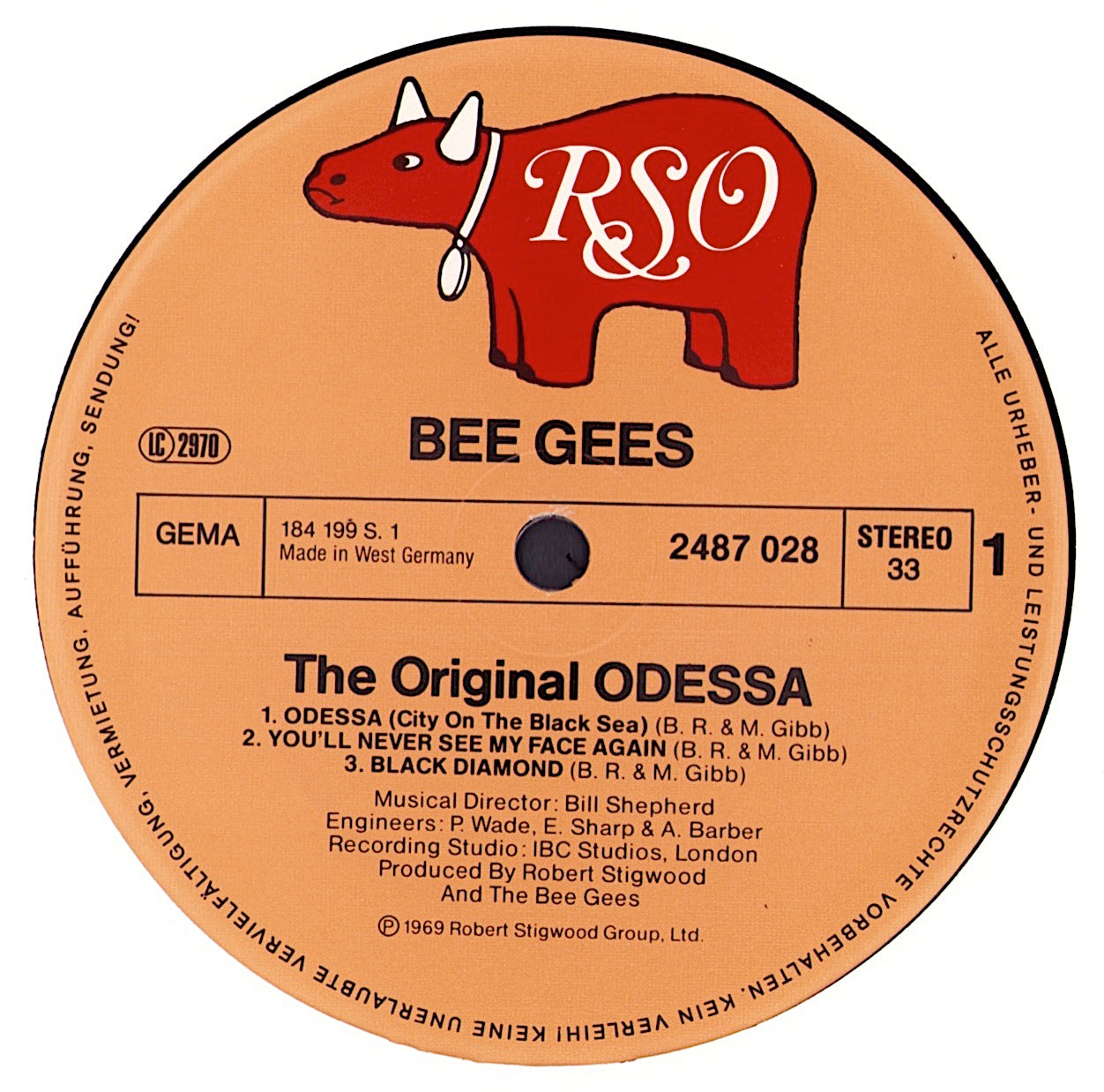 Bee Gees - The Original Odessa Vinyl 2LP