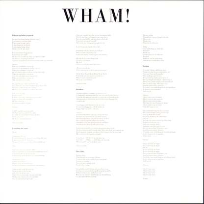 Wham! – Make It Big Vinyl LP