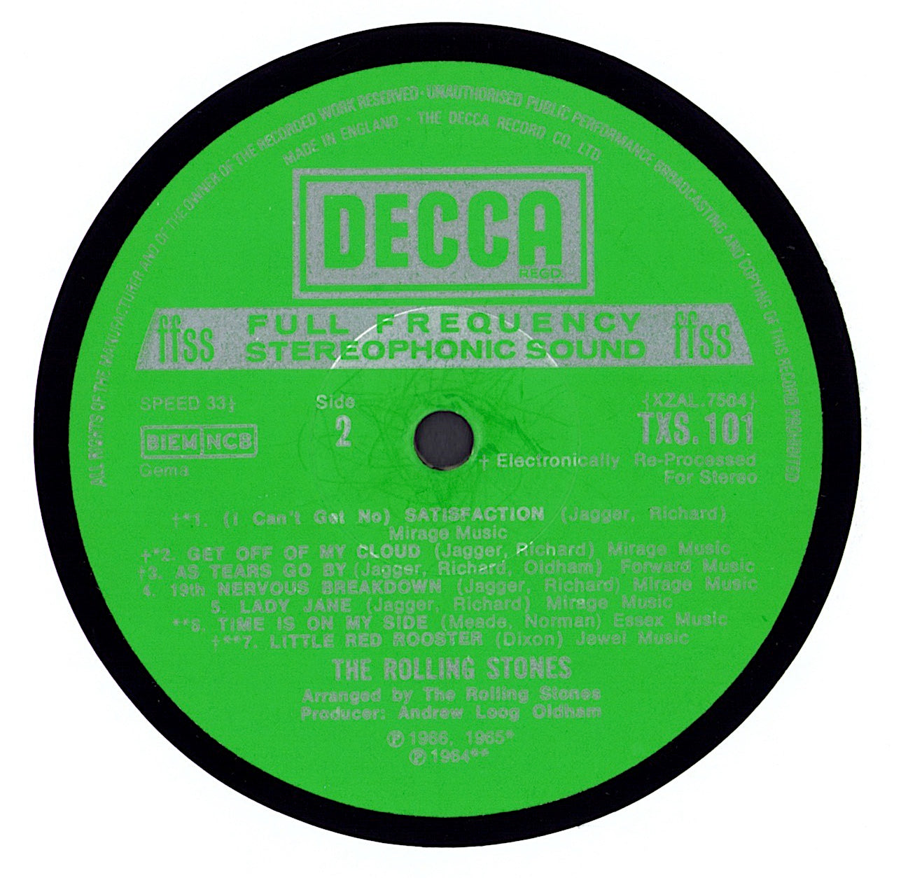 Rolling Stones ‎- Big Hits High Tide And Green Grass Vinyl LP