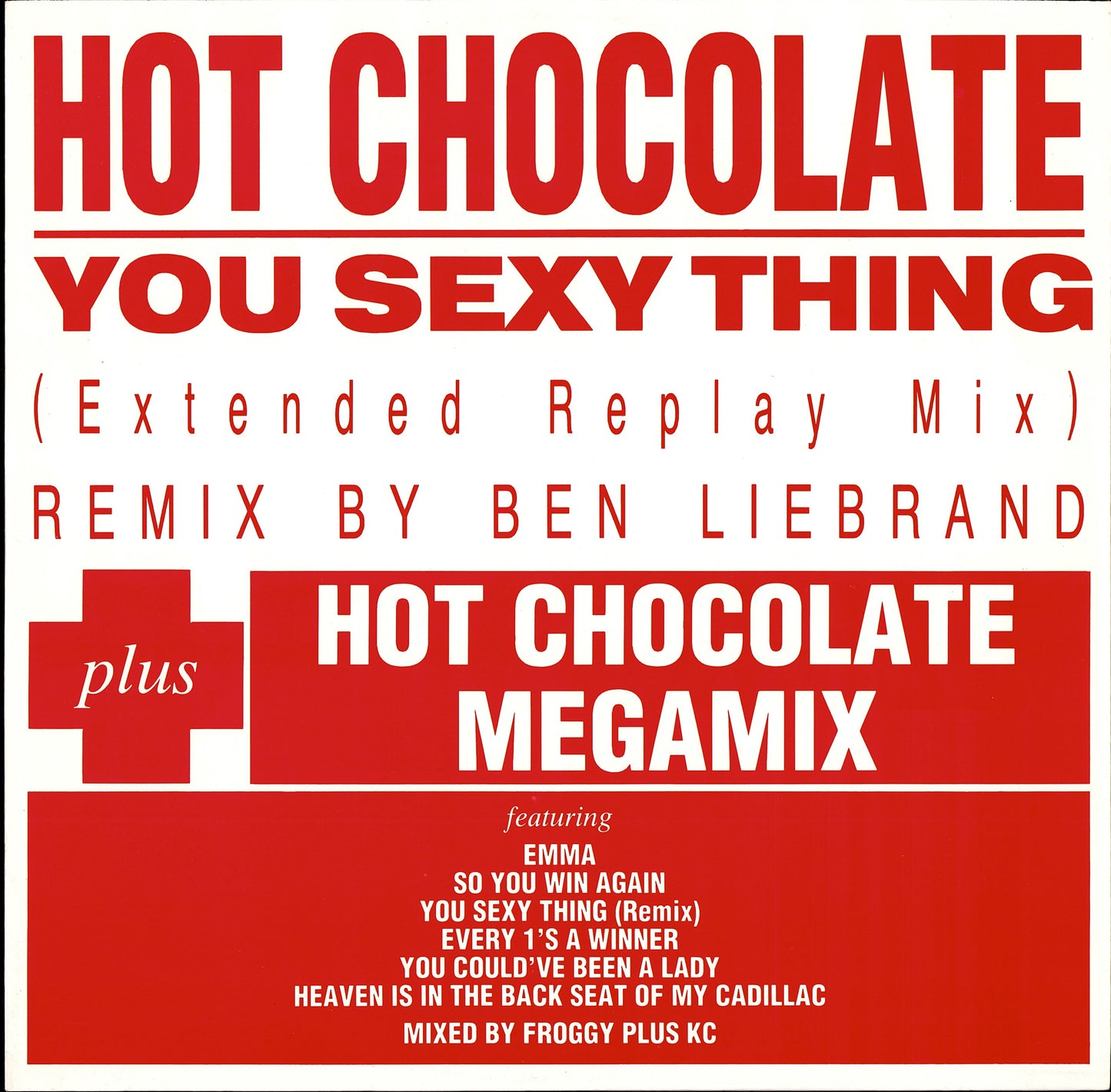 Hot Chocolate – You Sexy Thing Extended Replay Mix / Megamix Vinyl 12" | UK Original | 1987