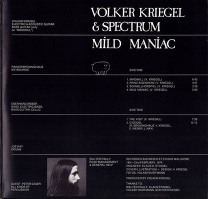 Volker Kriegel - Mild Maniac Vinyl LP