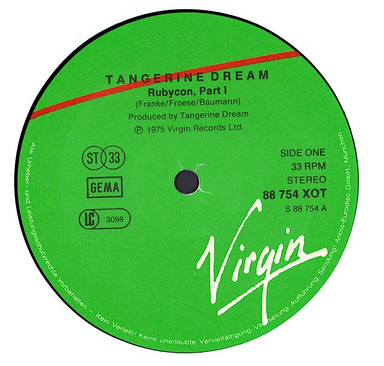 Tangerine Dream ‎- Rubycon Vinyl LP