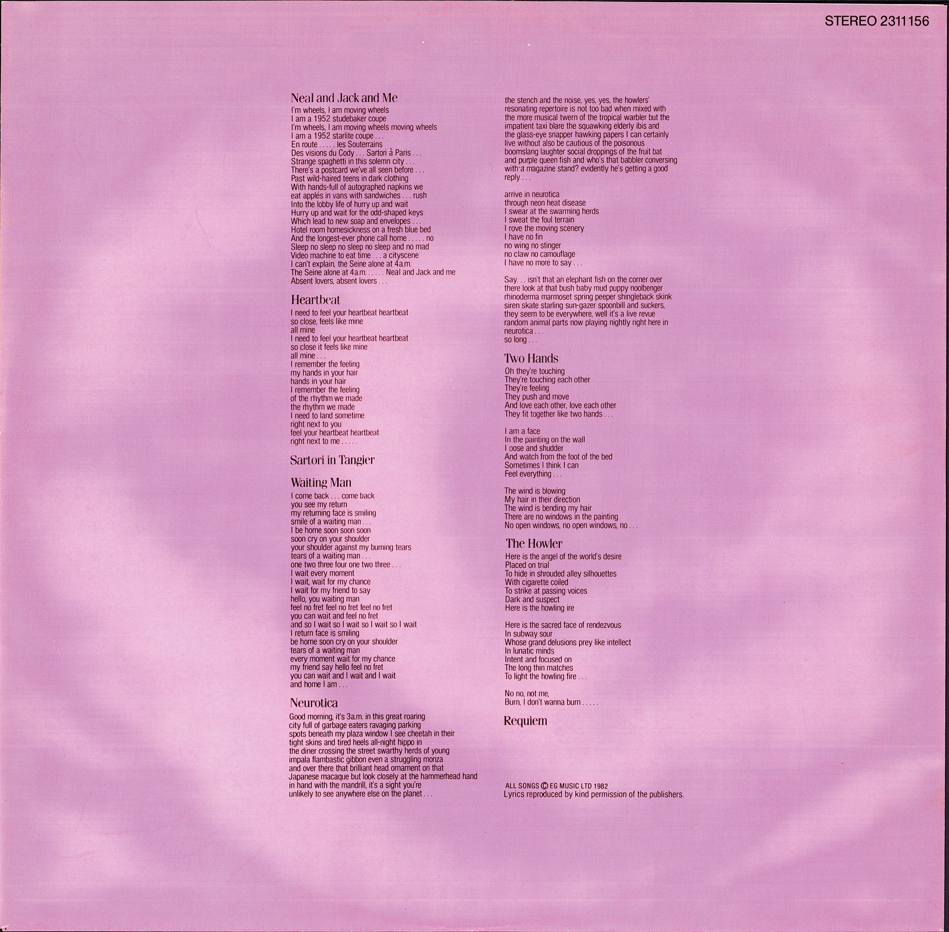 King Crimson - Beat Vinyl LP