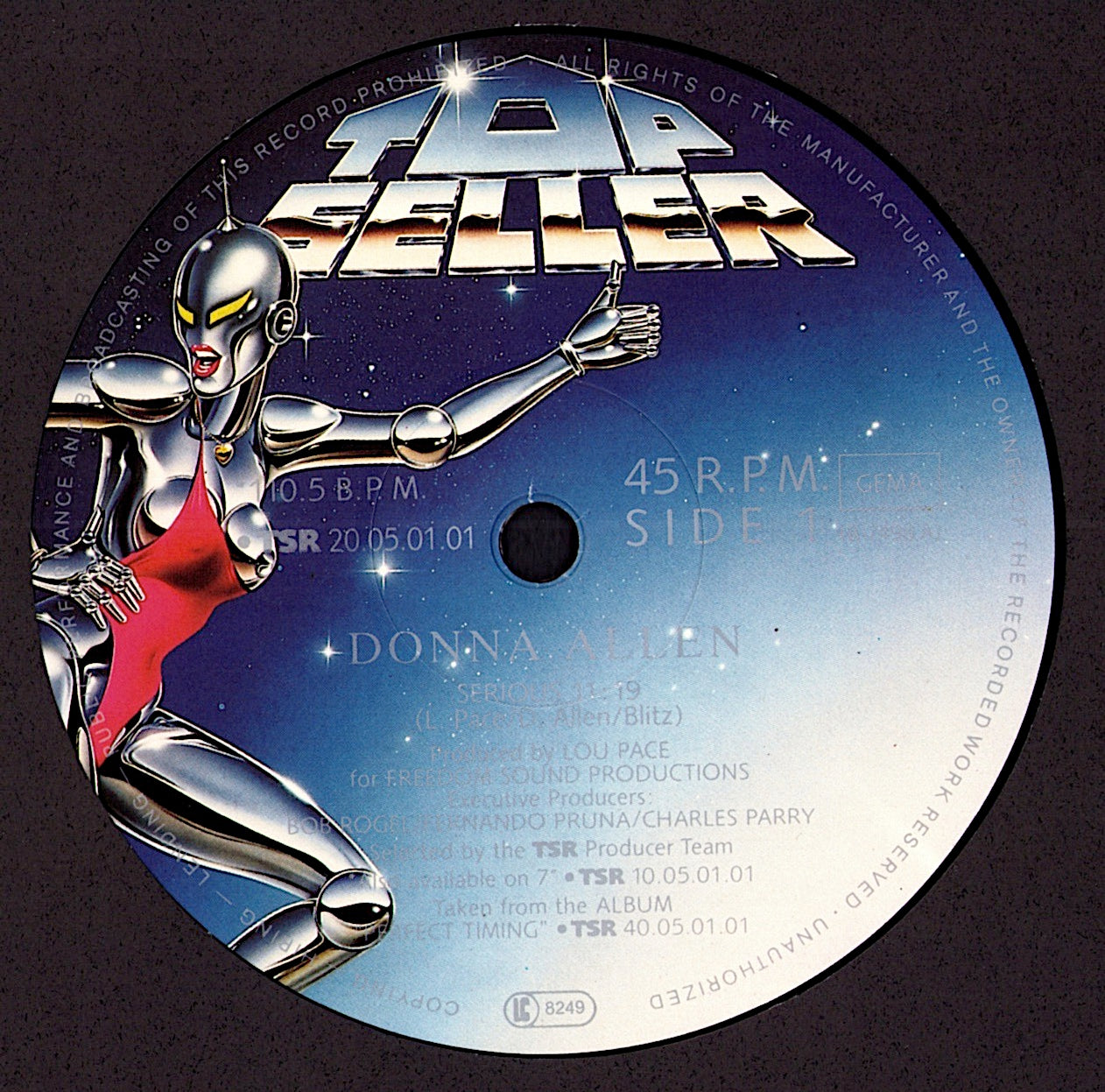 Donna Allen – Serious Vinyl 12" Maxi-Single | DE Original | 1987