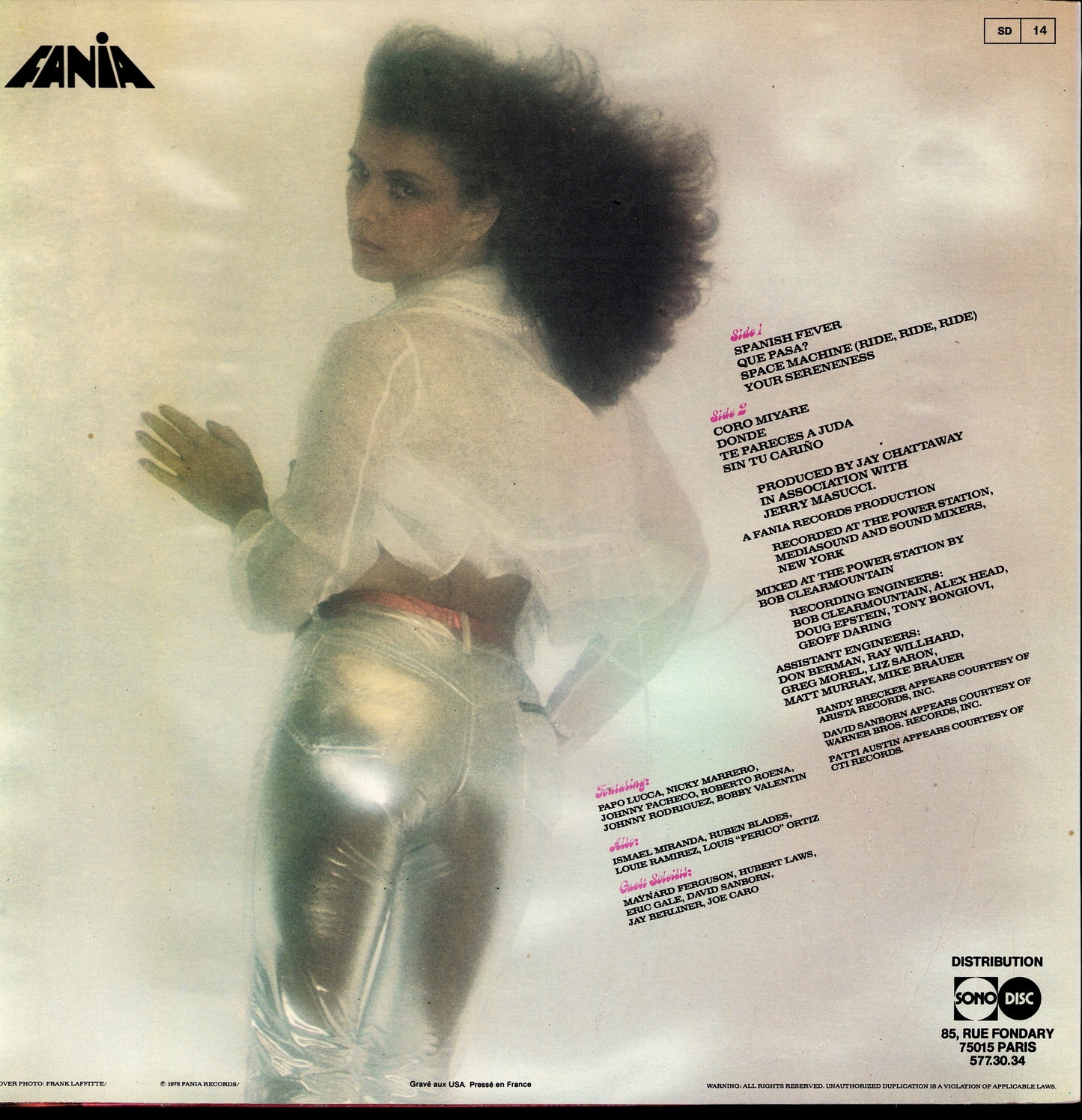 Alphonse Mouzon – Mind Transplant Vinyl LP | EU Original | 1976 Kopie