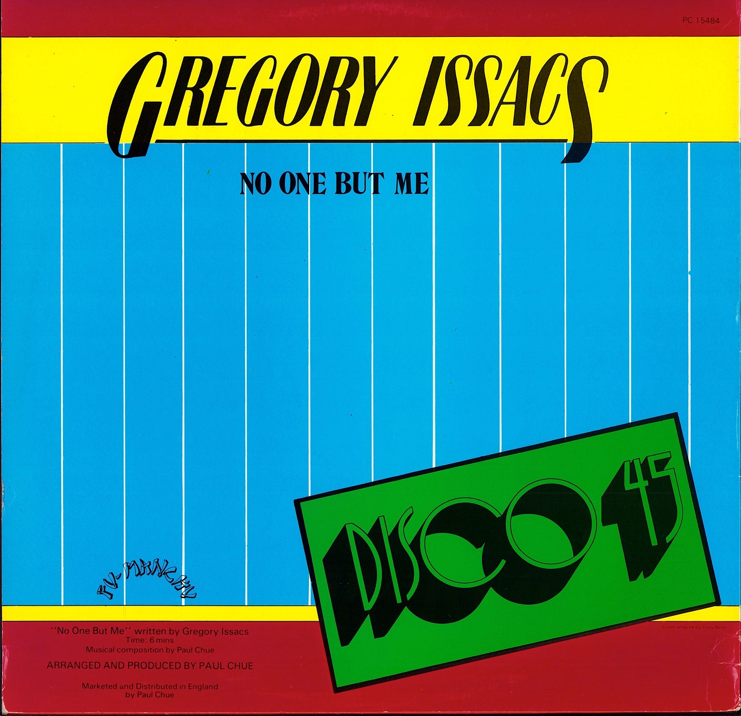 Gregory Issacs / Bagga Walker & Pabla Black - No One But Me Vinyl 12" Maxi-Single