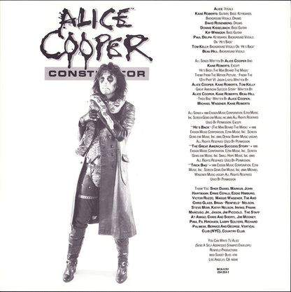 Alice Cooper - Constrictor Vinyl LP