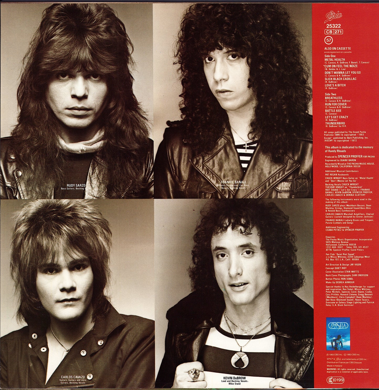 Quiet Riot – Metal Health Vinyl LP