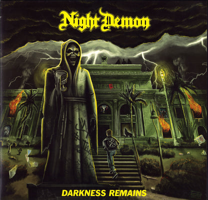 Night Demon – Darkness Remains Green Dark Marbled Vinyl LP + CD Limited Edition