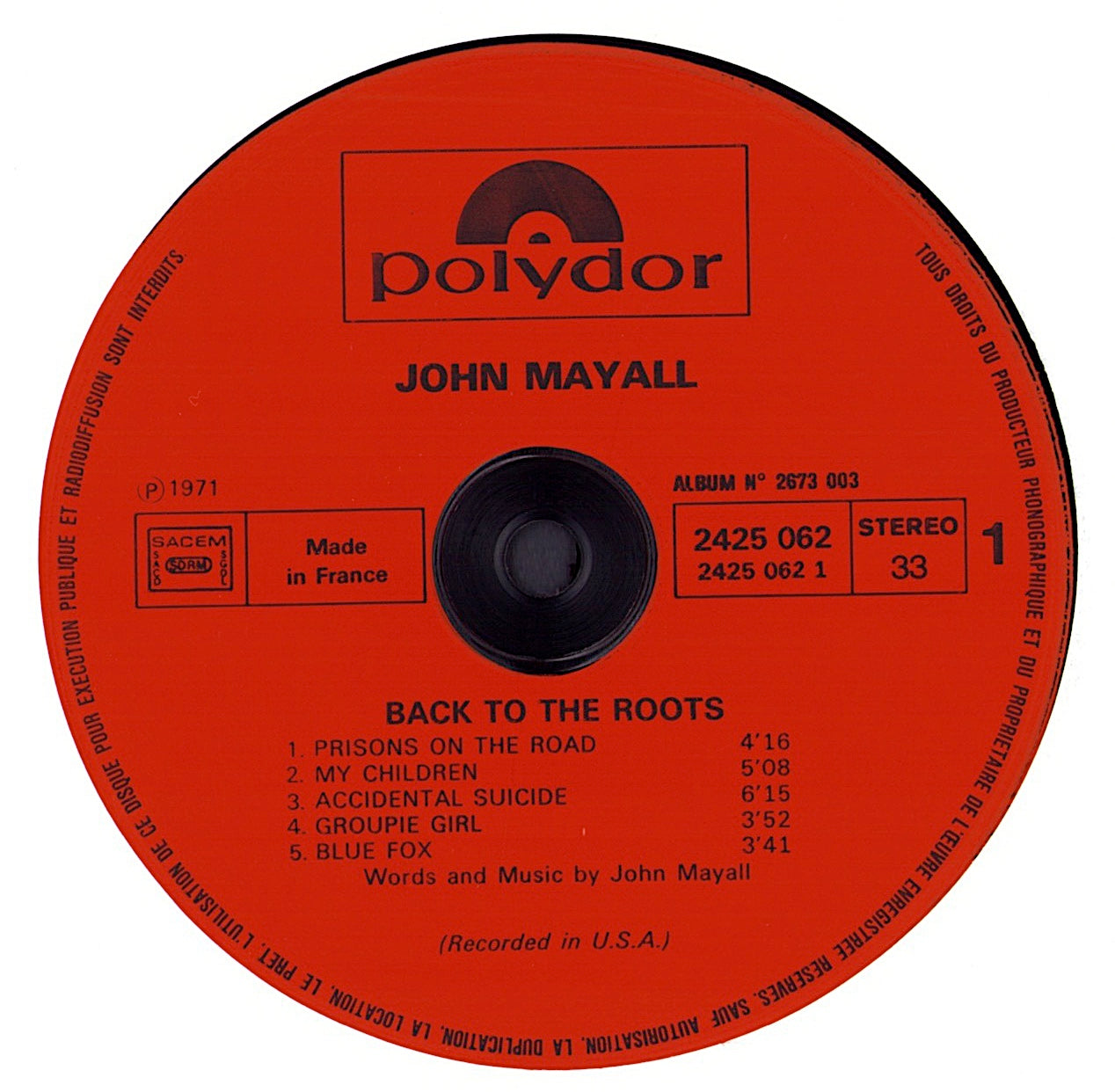 John Mayall - Back To The Roots Vinyl 2LP