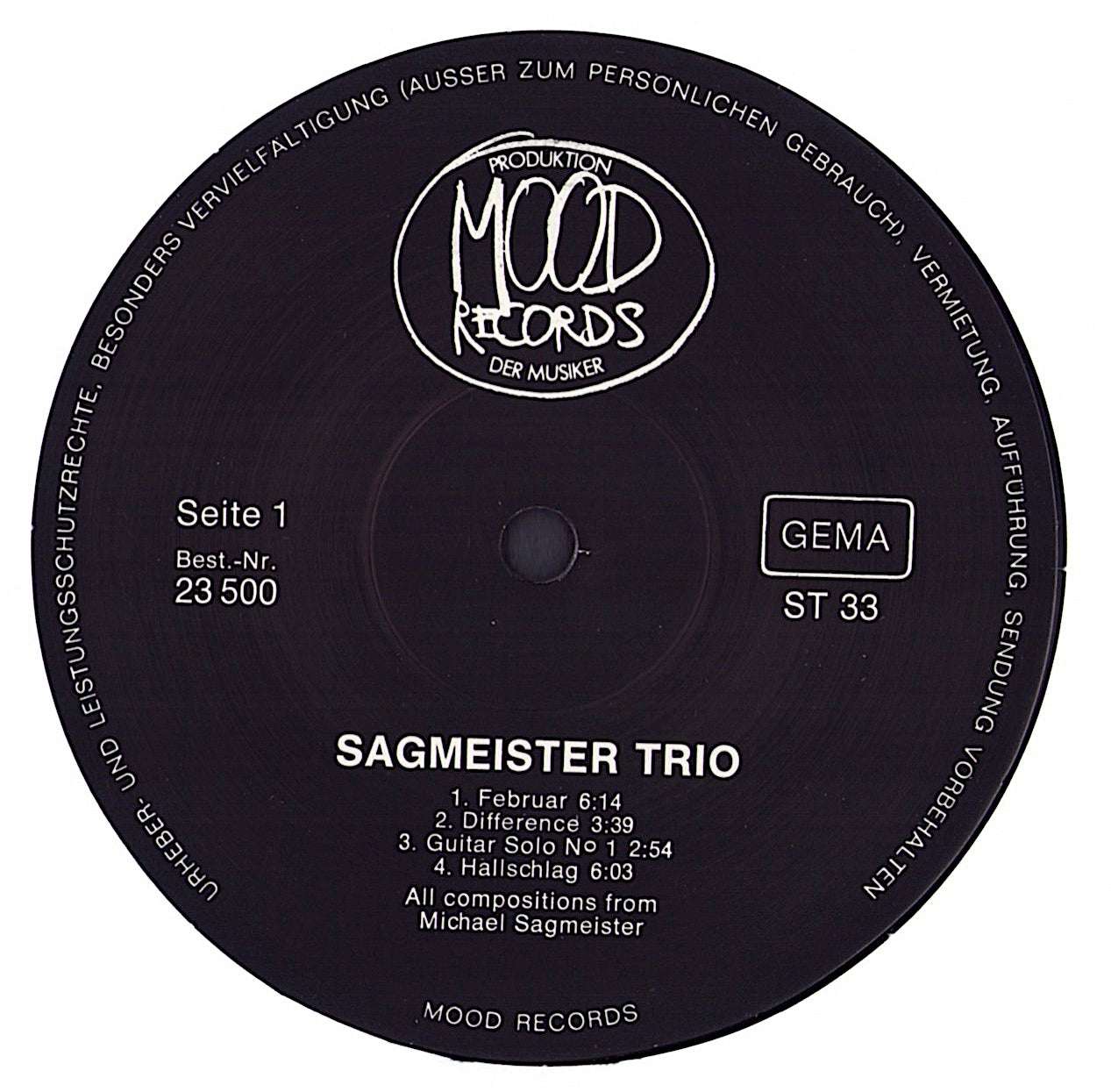 Sagmeister Trio - Sagmeister Trio