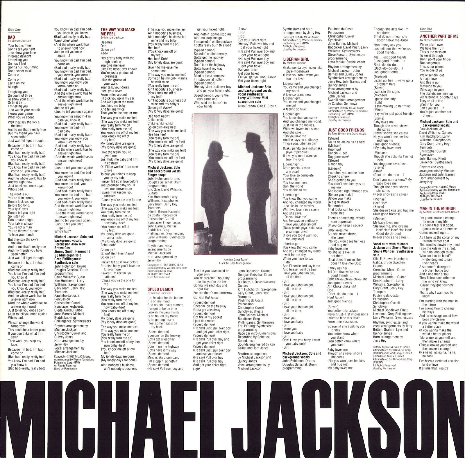 Michael Jackson - Bad Vinyl LP