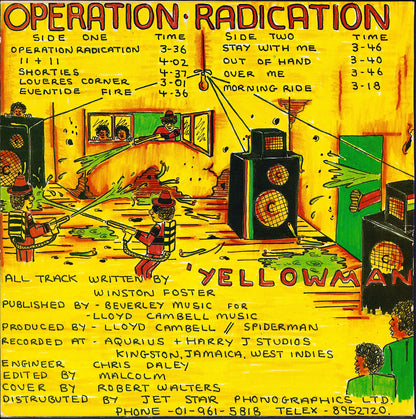 Yellowman – Operation Radication Vinyl 10"