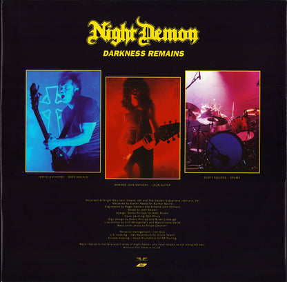 Night Demon – Darkness Remains Green Dark Marbled Vinyl LP + CD Limited Edition